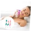 Angoily 3-Pack Nylon Exfoliating Shower Sponges with Hanging Loops view 4
