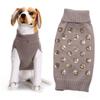Beavorty Cozy Dog Sweater by Unique Design Pet Clothing - Gray Size M view 1