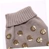 Beavorty Cozy Dog Sweater by Unique Design Pet Clothing - Gray Size M view 3