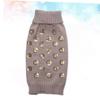 Beavorty Cozy Dog Sweater by Unique Design Pet Clothing - Gray Size M view 4
