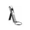 Slim Stainless Steel Nail Clipper with Keychain, 1 Piece view 1