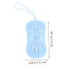 Angoily 2-Piece Multifunctional Bath and Body Brush Set, Blue view 2