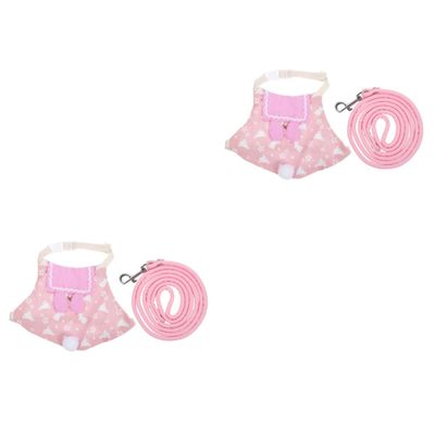 Beavorty 2-Piece Rabbit Outfit, Breathable Harness for Pets, Parties and Special Occasions