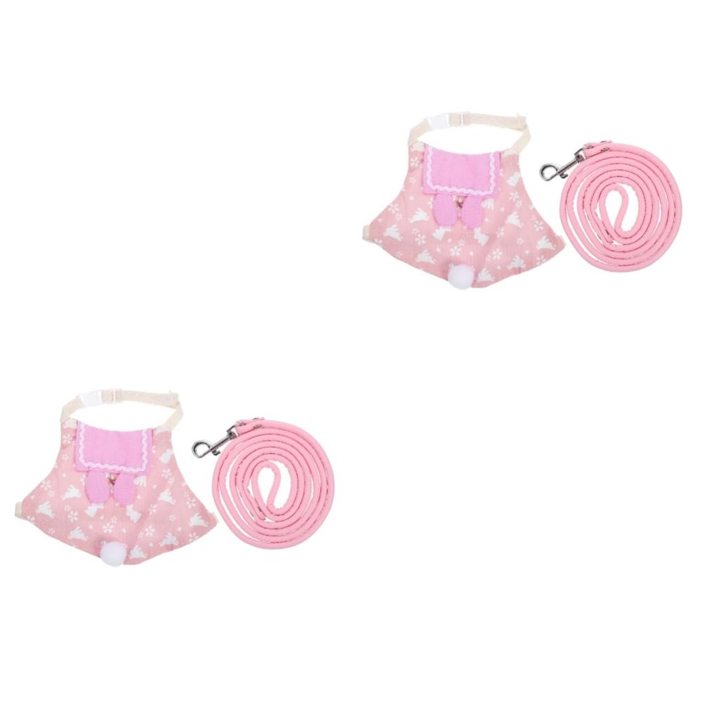 Beavorty 2-Piece Rabbit Outfit, Breathable Harness for Pets, Parties and Special Occasions