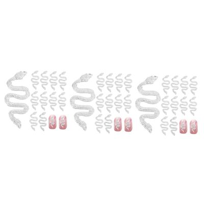 minkissy 90-Piece Glitter Nail Decorations for Natural and Artificial Nails