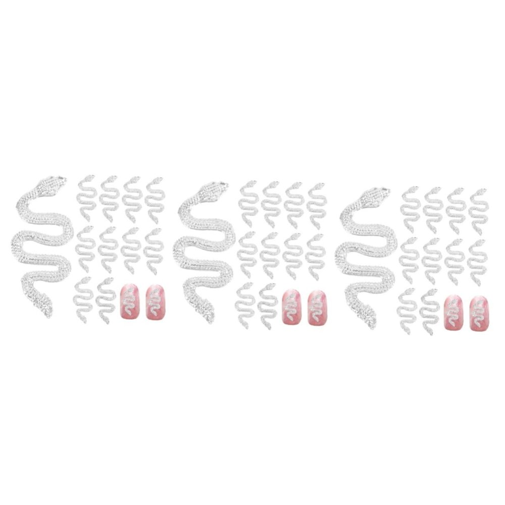 minkissy 90-Piece Glitter Nail Decorations for Natural and Artificial Nails