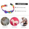FOMIYES 5-Piece Rainbow Collars for Small Dogs and Cats view 2