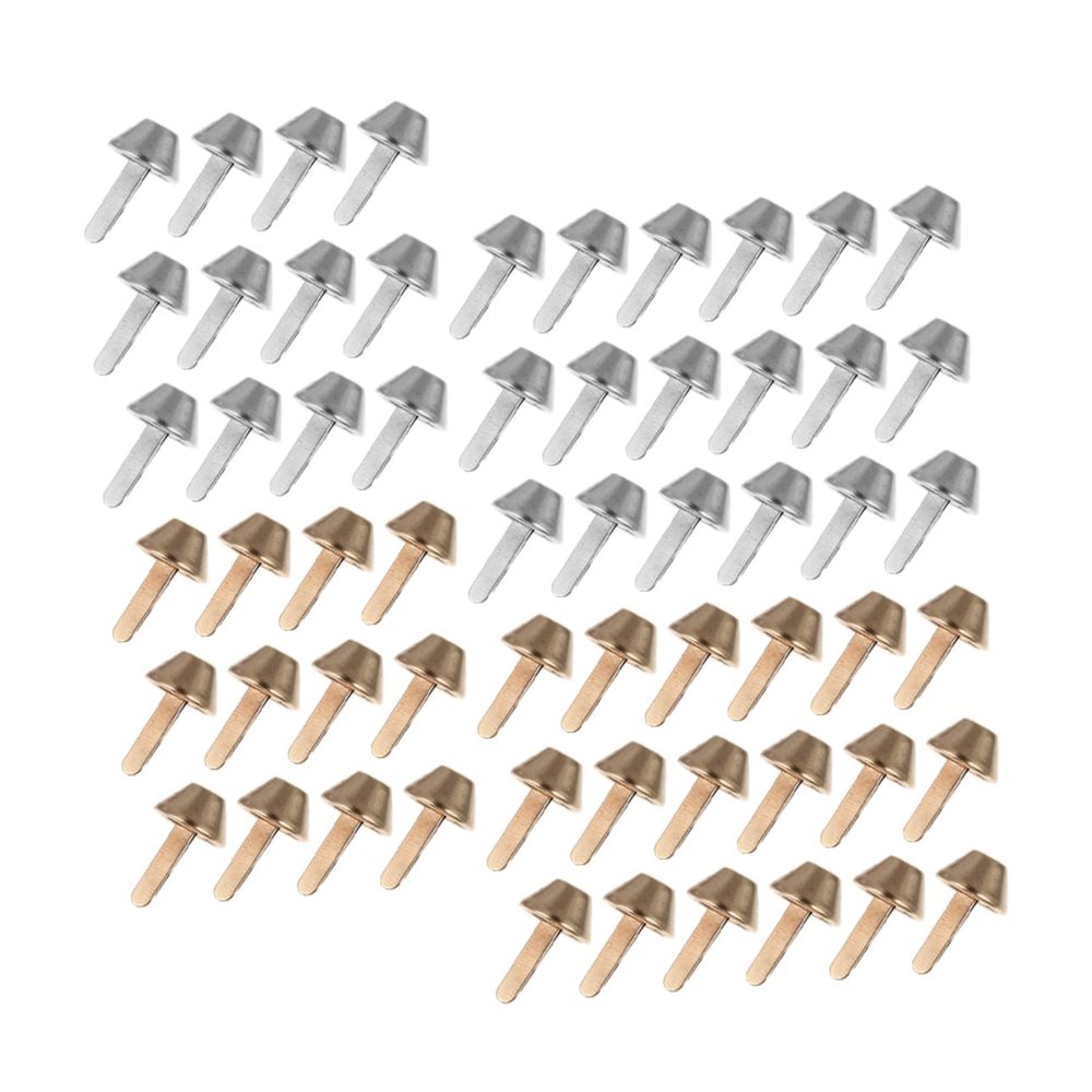 Operitacx Two-Prong Alloy Rivets for Bags and Leather Cases