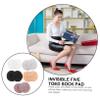 GLEAVI Women's 5-Pair Set of Invisible Forefoot Socks, Split-Toe Half Socks view 2