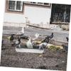 Supvox Stainless Steel Bird Bath for Small Birds, Reusable and Odor-Free view 2