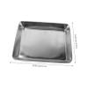 Supvox Stainless Steel Bird Bath for Small Birds, Reusable and Odor-Free view 4