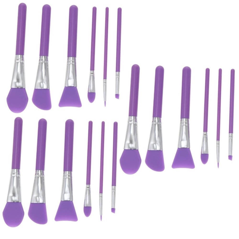 FRCOLOR 18-Piece Silicone Makeup Brush Set