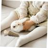 Rabbit Chew Toy for Guinea Pigs with Dental Cleaning Water Grass view 2