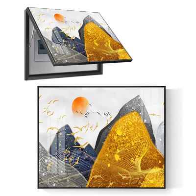 Decorative Electrical Meter Box Cover, Wall-Mounted Painting