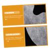 Disposable Facial Massage Pads with Hole Design, 100 White Nonwoven Pieces view 3
