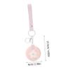 DOITOOL 3-Piece Mini Portable Folding Mirror, Double-Sided Round Cosmetic Mirror with Metal Key Ring, Foldable Hand Mirror for Handbags, Women, Holidays and Occasions view 3