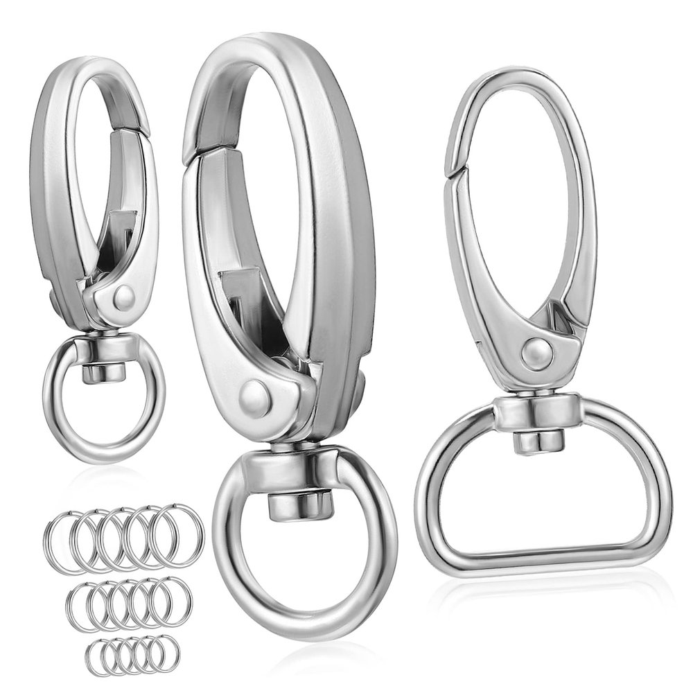 Angoily Zinc Alloy Pet Tag Clip in Silver