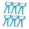 Angoily 6-Piece Manual Facial and Body Hair Remover, Effective Hair Removal Tool, Portable and Easy to Use, Suitable for All Skin Types, Blue view 1
