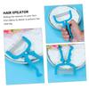 Angoily 6-Piece Manual Facial and Body Hair Remover, Effective Hair Removal Tool, Portable and Easy to Use, Suitable for All Skin Types, Blue view 2
