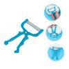 Angoily 6-Piece Manual Facial and Body Hair Remover, Effective Hair Removal Tool, Portable and Easy to Use, Suitable for All Skin Types, Blue view 4