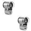 Gatuida 2-Piece Pocket Microscope Magnifier, Portable Magnifying Device for Currency and Jewelry Identification view 1