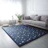 ZIKGER Coral Velvet Mat, Kids' Room Gym Mat, Thick Crawling Mat, 120 x 120 cm view 1