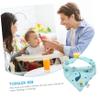 ifundom 5-Pack Cotton Baby Drool Bibs, Double-Layered view 2
