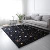 ZIKGER Coral Velvet Mat, Children's Room Rug, Thick Crawling Rug, 140 x 140 cm view 1