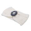 Warm White Wool-Yarn Headband, Boho Style, Ear Protection view 1
