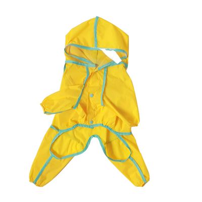 Beavorty Waterproof Dog Raincoat for Puppies - Yellow