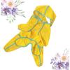 Beavorty Waterproof Dog Raincoat for Puppies - Yellow view 3