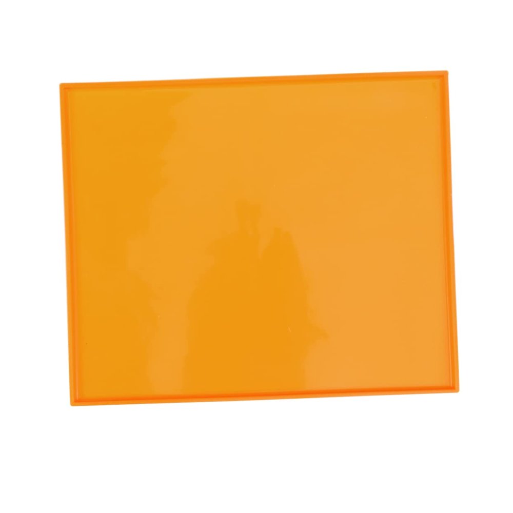 Silicone Pet Food Mat for Dogs and Cats, Orange