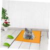Silicone Pet Food Mat for Dogs and Cats, Orange view 3