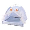 Princess Pet Tent for Cats and Dogs, Portable Mesh Mini Tent (Blue, Size: 4) view 1