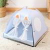 Princess Pet Tent for Cats and Dogs, Portable Mesh Mini Tent (Blue, Size: 4) view 2