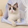 Princess Pet Tent for Cats and Dogs, Portable Mesh Mini Tent (Blue, Size: 4) view 4