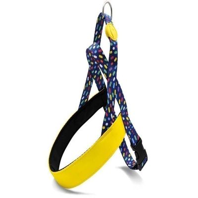 Morso Norwegian Dog Harness Recycled Color Invaders Purple 69-86 x 63 cm