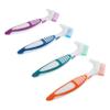 minkissy 4-Piece Denture Cleaning Brush Set, Double-Headed, Nylon Bristles view 1