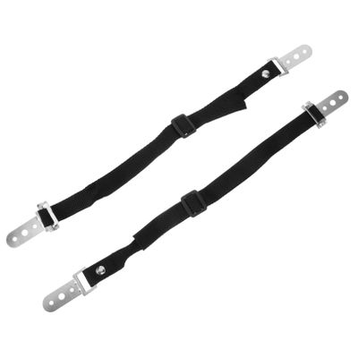 Furniture Wall Anchors for Childproofing, 2 Pieces, Black