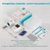 EUROPAPA Blood Glucose Meter Kit with Test Strips, Lancets and Lancing Device, mg/dL, 50 Count, White view 3