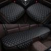 ULPro Leather Car Seat Cushion for Hyundai Tucson 2015–2023, Front and Rear Seat Cover, Waterproof, Protective, Breathable, Comfortable Accessory, A/Black Beige view 1