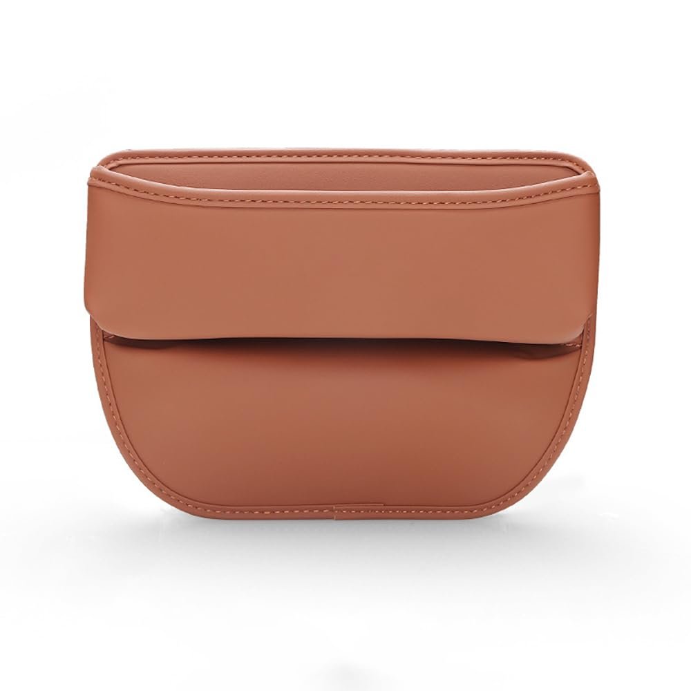 Car Seat Storage Organizer for Sunny, Tiida, Livina and Geniss, PU Leather, Orange