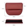 Car Seat Storage Organizer for Sunny, Tiida, Livina and Geniss, PU Leather, Orange view 4