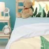 3-Piece Queen Tencel Duvet Cover Set with 2 Pillowcases, Vintage Garden Leaves Design view 4