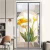 WEIEN Bltter Magnetic Insect Screen Door for Balcony Doors, No Drilling, Full-Frame Hook-and-Loop Fastener, Magnetic Curtain for Sliding Balcony Doors, 100 x 210 cm (Gray, 95 x 210 cm) view 1