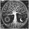 Mumuve Tarot Altar Cloth, Square Tablecloth, Tree of Life, 50 x 50 cm / 75 x 75 cm view 1