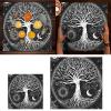 Mumuve Tarot Altar Cloth, Square Tablecloth, Tree of Life, 50 x 50 cm / 75 x 75 cm view 3