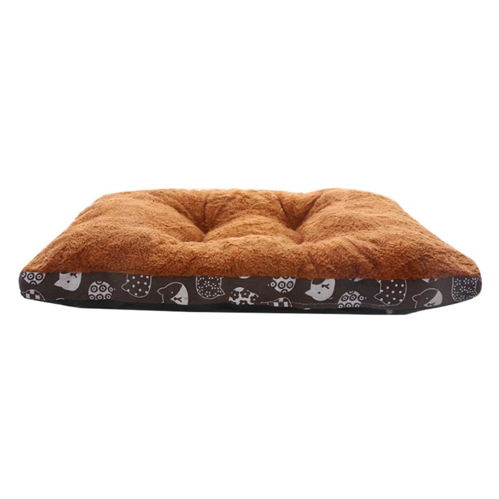 PopieL Thickened Warm Velvet Pet Mat for Dogs and Cats, Removable Non-Slip Bed Mat, B-4