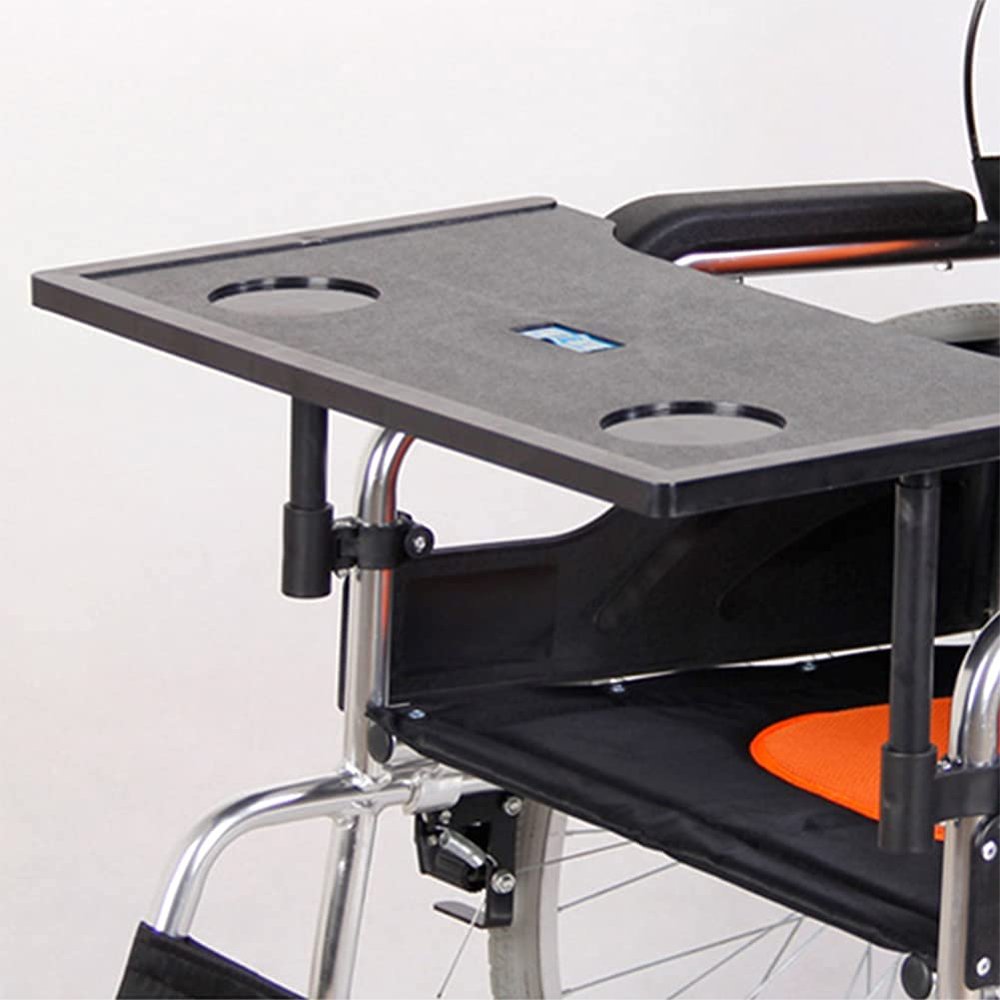 TrUkd Removable Wheelchair Tray Table with Cup Holder