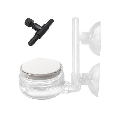 KRYMSON 1-Piece Aquarium Air Disc, Detachable Air Stone, Silent CO2 Diffuser, 35 mm